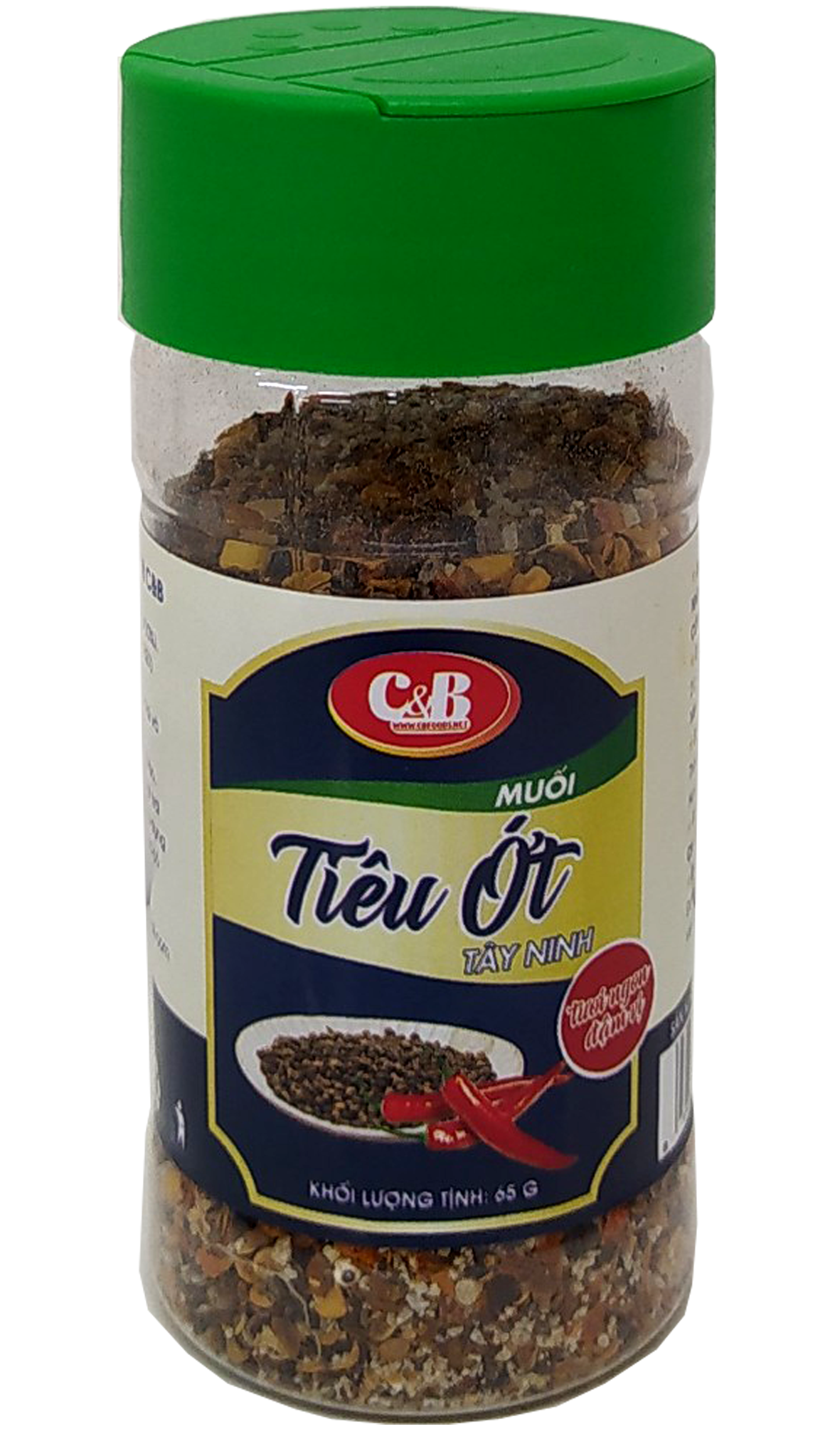 Muối Tiêu Ớt Tây Ninh C&amp;B - Hộp 65G