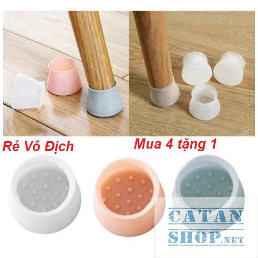 Vỏ bọc chân bàn ghế silicon dày hình tròn, miếng silicon bọc chân bàn ghế chống trơn trượt