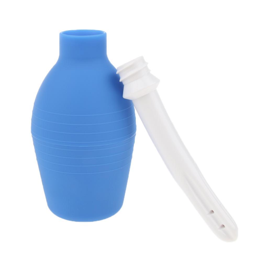 2 Pcs 310ml Men Women Enema Bulb Clean Anal Silicone Douche with Nozzle