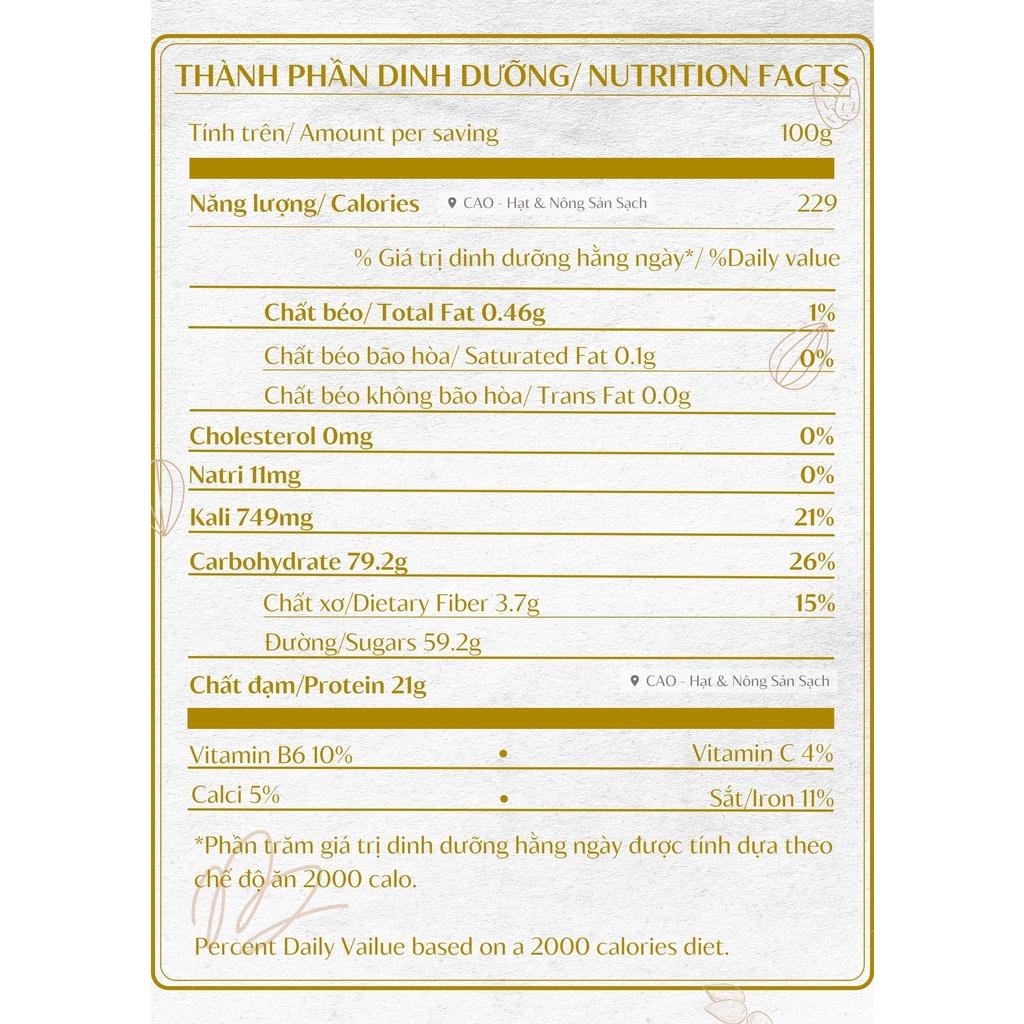 Nho sấy dẻo mixed 3 màu CAO Food từ 100% nho tươi nhập khẩu Mỹ - sấy mọng chua ngọt tự nhiên