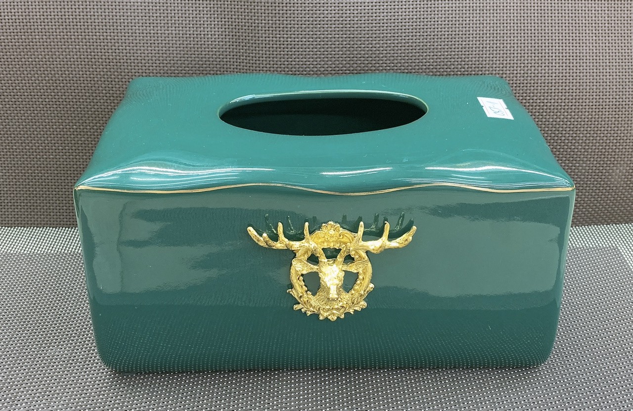 HỘP ĐỰNG GIẤY ĂN BẰNG SỨ XƯƠNG CAO CẤP SANG TRỌNG PHONG CÁCH CHÂU ÂU - VD192