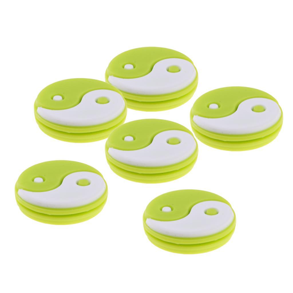 2-3pack 6pcs Silicone Tennis Racquet Racket Vibration Damper Shock Absorber