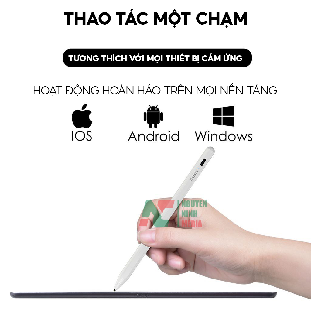 Bút Cảm Ứng Từ Tính Earldom ET - P3 - Hàng Chính Hãng