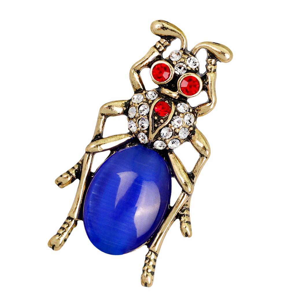 Charming Vintage Rhinestone Bee Brooch Pin Clothes Decor