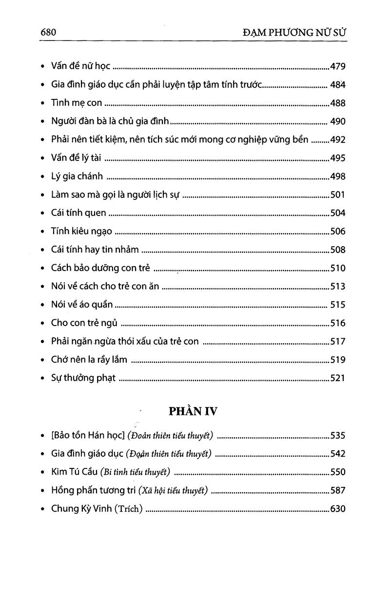 Sách Đạm Phương Nữ Sử - Vấn Đề Phụ Nữ Ở Nước Ta