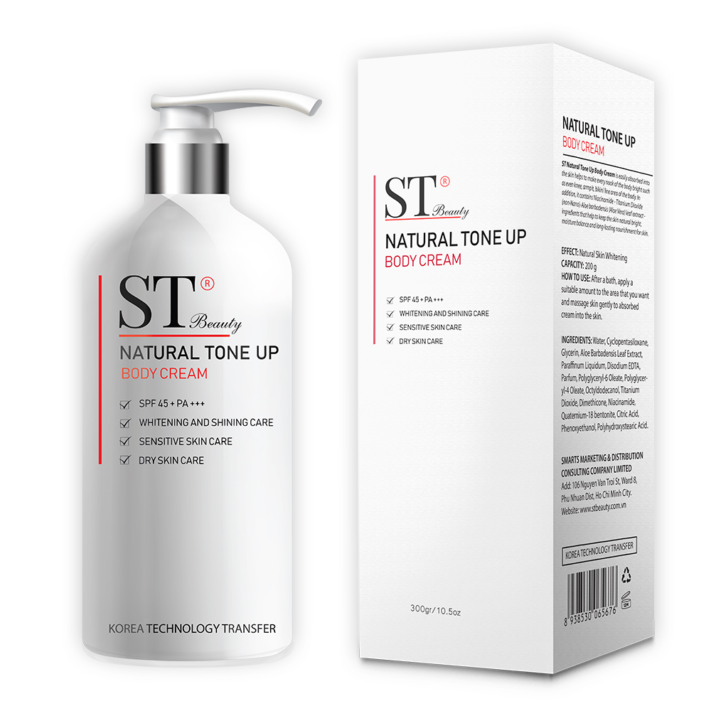 Kem Dưỡng Body ST Beauty Làm Trắng & Bật Tông Da Tự Nhiên – Natural Tone Up Body Cream