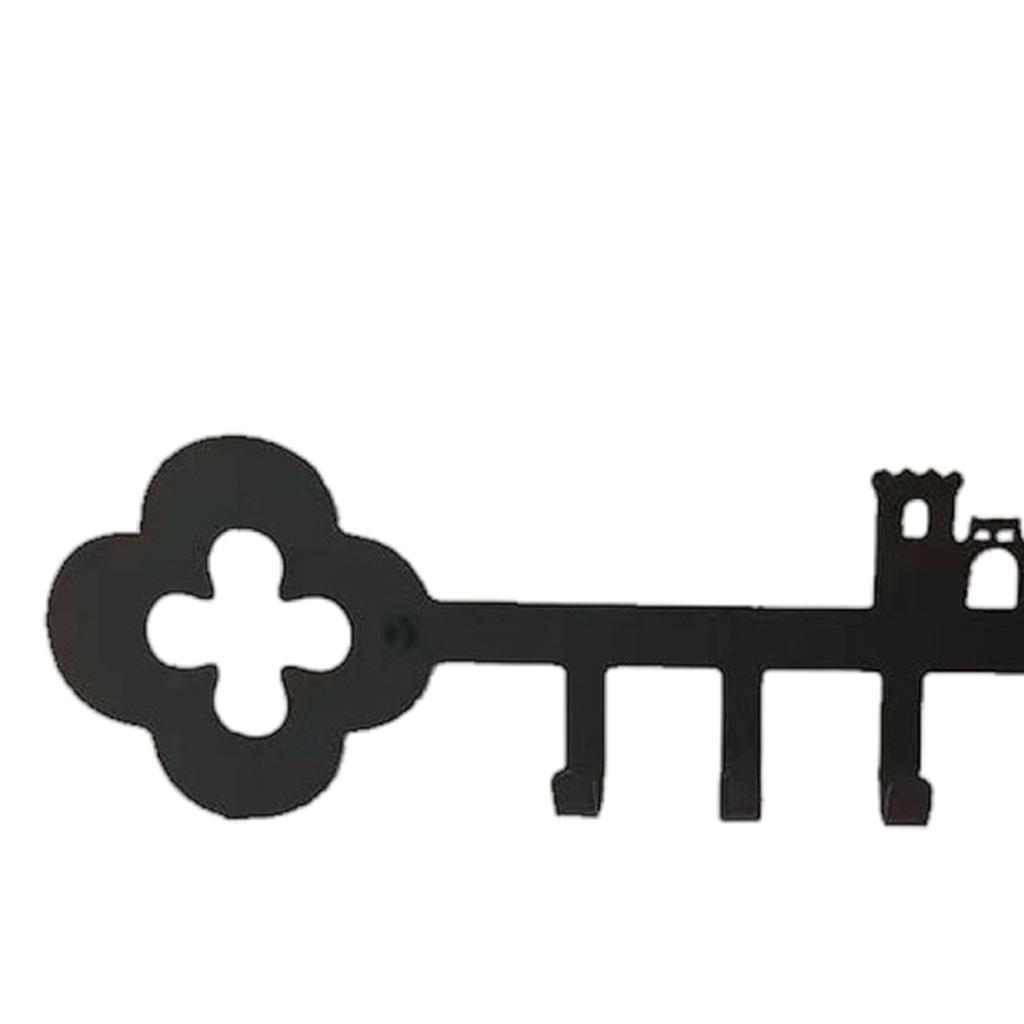 Leash Hanger Key Hook Coat Towel Holder Metal Rack Door Wall Mounted Hooks