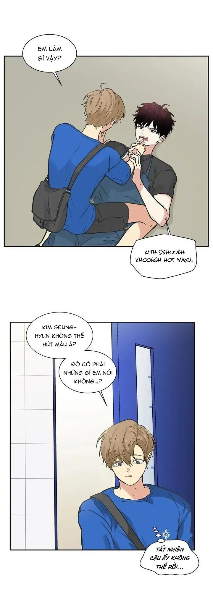 nếu như cậu bạn hàng xóm là ma cà rồng? chapter 5 40