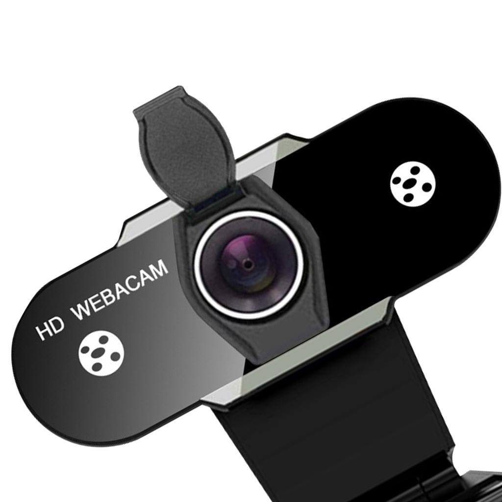 2X USB HD Webcam Web Cam Camera for PC Laptop Desktop Computer 1080P with Cover