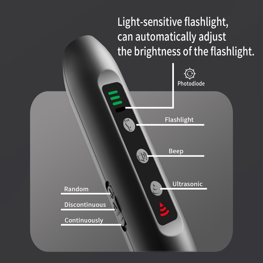 Máy đuổi chó, huấn luyện chó đèn led nhấp nháy tự vệ Anti Barking Device Dog Repeller 3 in 1 Ultrasonic