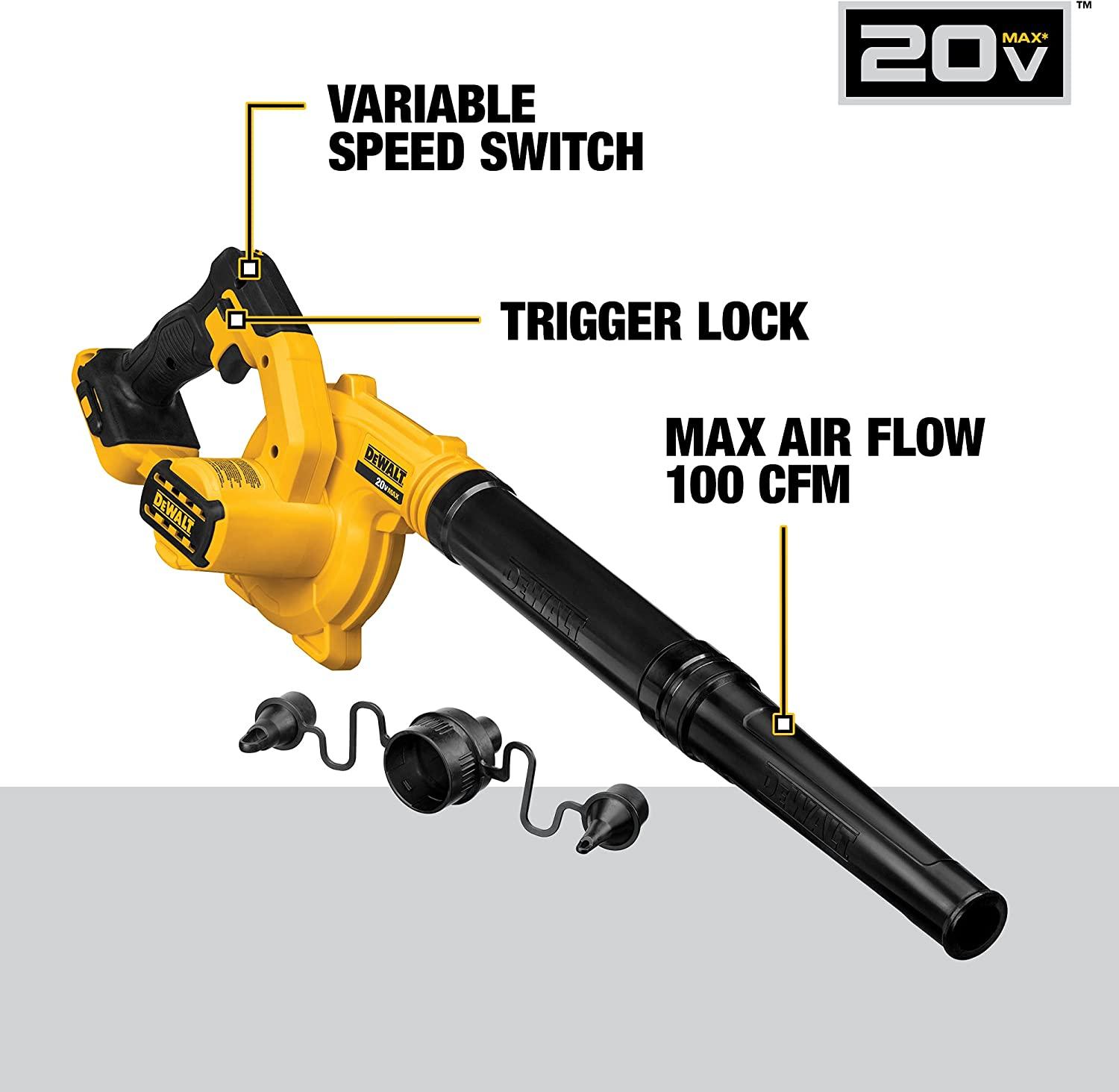 MÁY THỔI HƠI CẦM TAY 18V DEWALT DCE100N-KR - HÀNG CHÍNH HÃNG