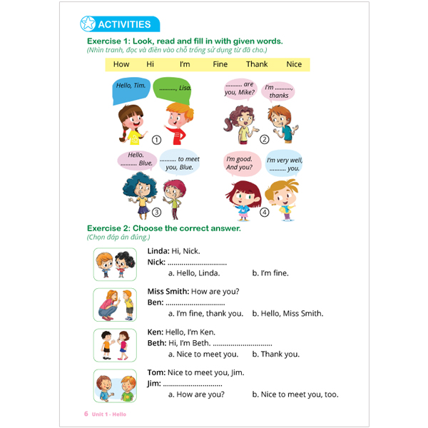 Combo Luyện Viết Chữ Nhớ Từ Vựng Tiếng Anh Theo Chương Trình Sách Giáo Khoa Lớp 3 – Tập 1 & 2