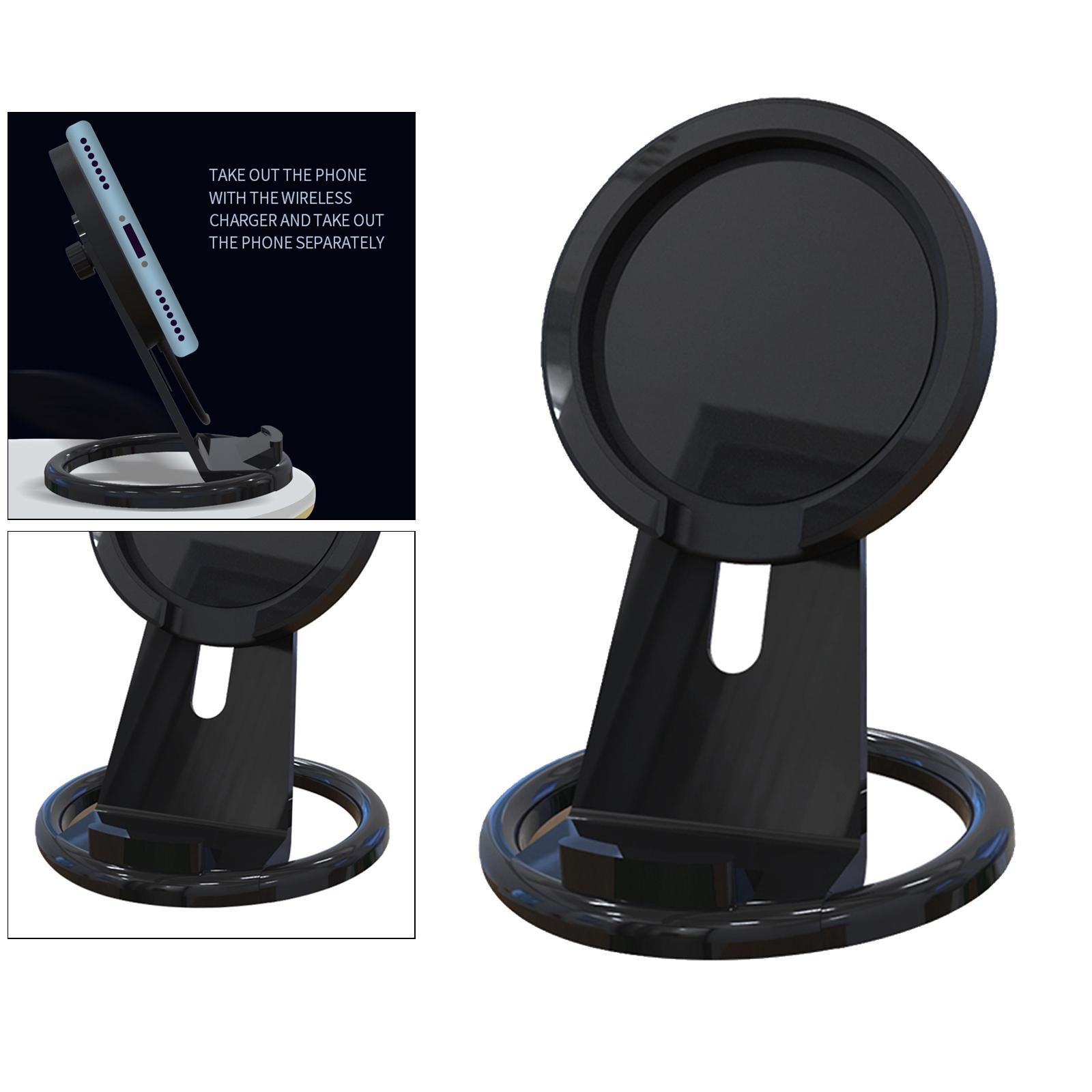 Wireless Charger Phone Holder Mount Adjustable Bracket for iPhone 12