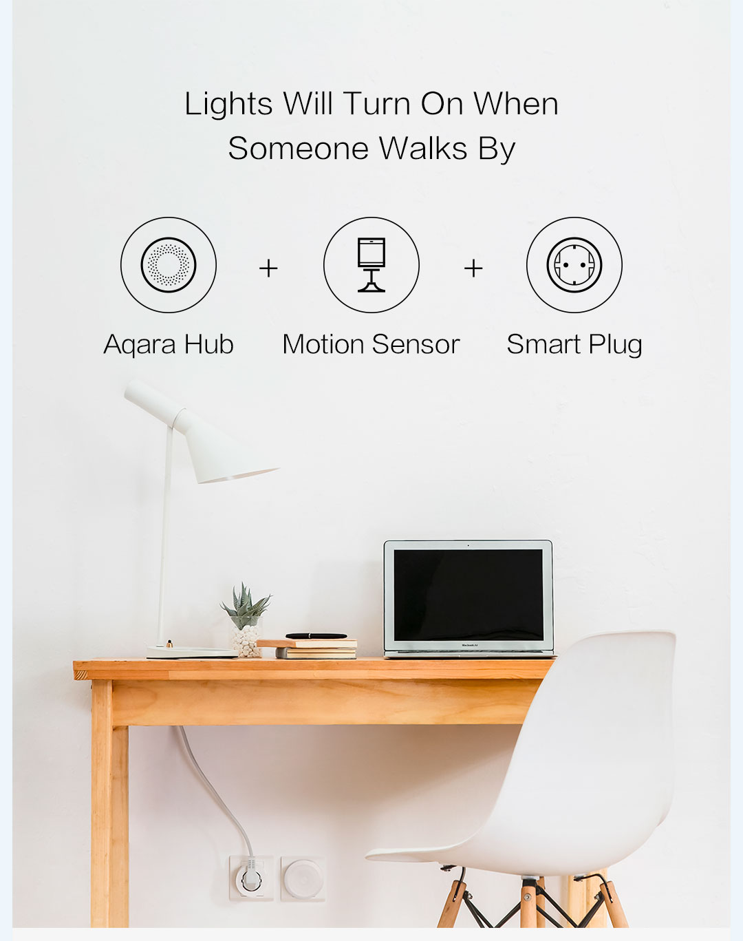 Ổ cắm thông minh Aqara Smart Plug SP-EUC01 chuẩn EU - Bản Quốc Tế - Hàng Chính Hãng