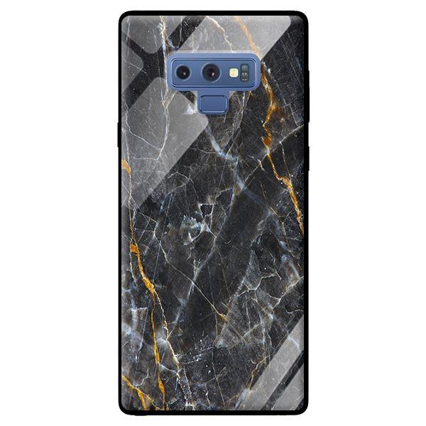 Ốp kính cường lực cho Samsung Galaxy Note 9 Đá Đen - Hàng chính hãng