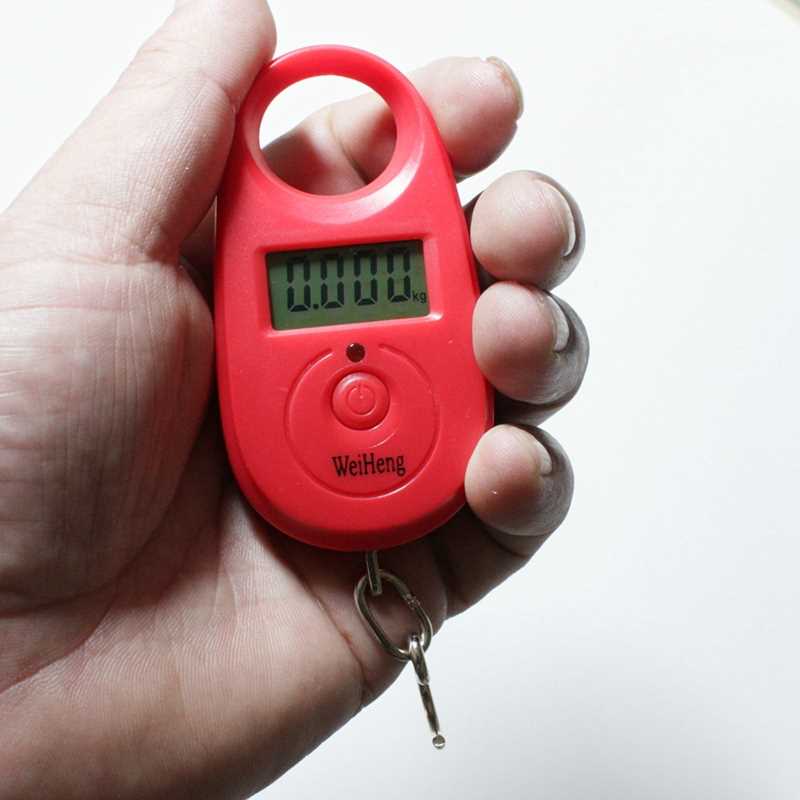 Cân tiểu ly điện tử nhà bếp đa năng dạng móc treo tải trọng 25kg dùng khi làm bánh, cân thực phẩm độ chính xác cao - GIAO MÀU NGẪU NHIÊN