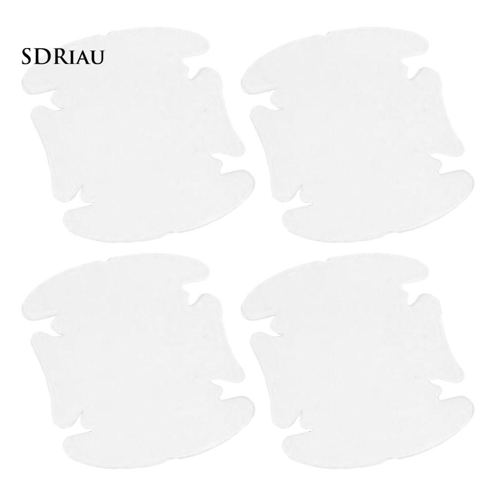 Set 4 Miếng Dán Chống Trầy Cho Tay Nắm Cửa Xe Ô Tô