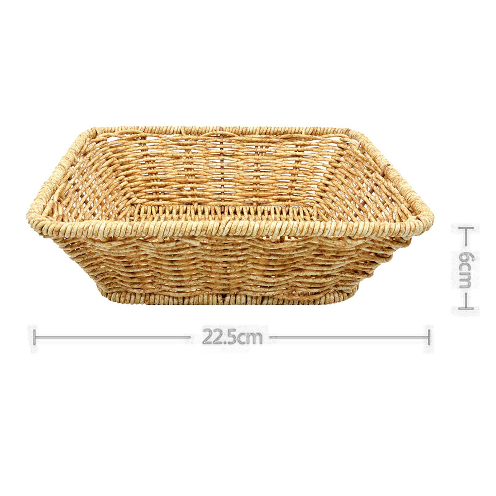 Woven Fruit Basket Kitchen Fruit Bowl, Food Serving Holder Farmhouse Decor Multifunctional Food Vegetables Serving Basket for Vegetables, Camping