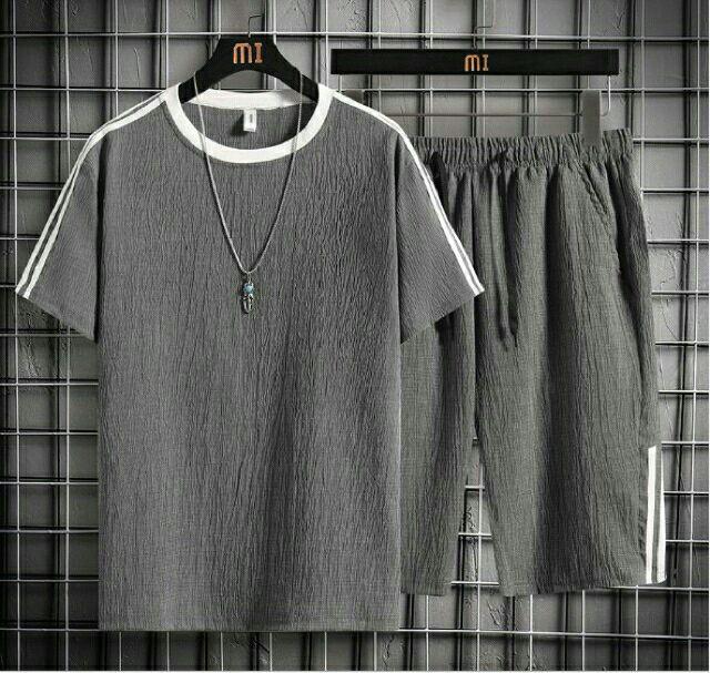 Bộ Đũi Nam Chất Liệu Đũi Cotton Mềm Mịn Mát Nhẹ Thoáng Thấm Hút Mồ Hôi Tốt Có Size Lớn