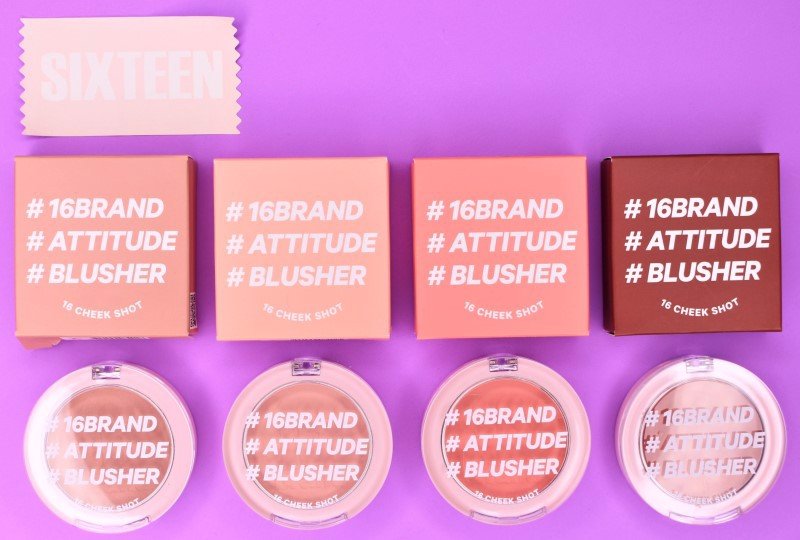 Phấn Má Hồng Dạng Nén Xinh Xắn 16Brand Cheek Shot