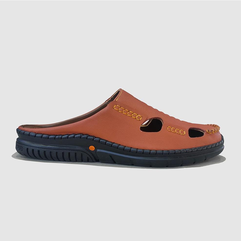 Dép Bít Mũi Nam HÀ NAM Da Bò Thật Cao Cấp GSB20116