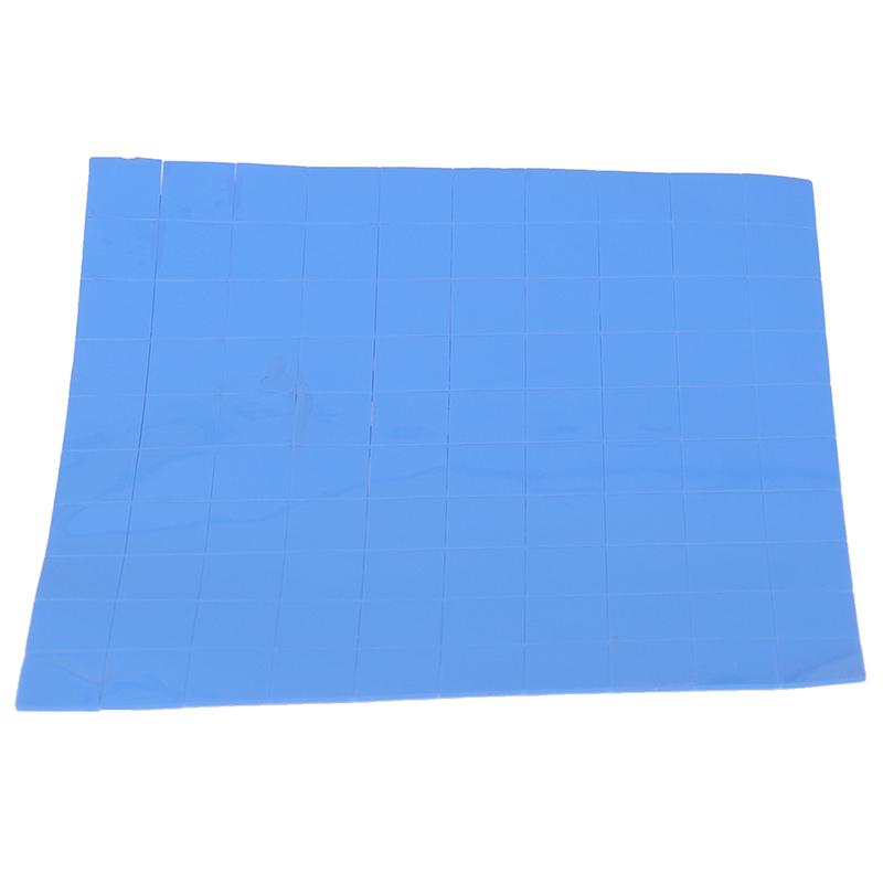 100pcs pad nhiệt gpu cpu làm nóng silicon dẫn điện dẫn điện 10*10*0,5mm