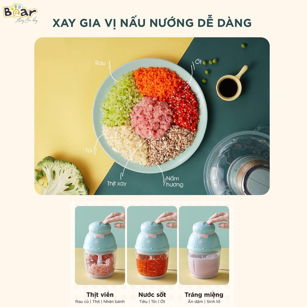 Máy xay ăn dặm 0,6L Bear B06V1 - Đa năng, tiện dụng cho bé - Hàng nhập khẩu