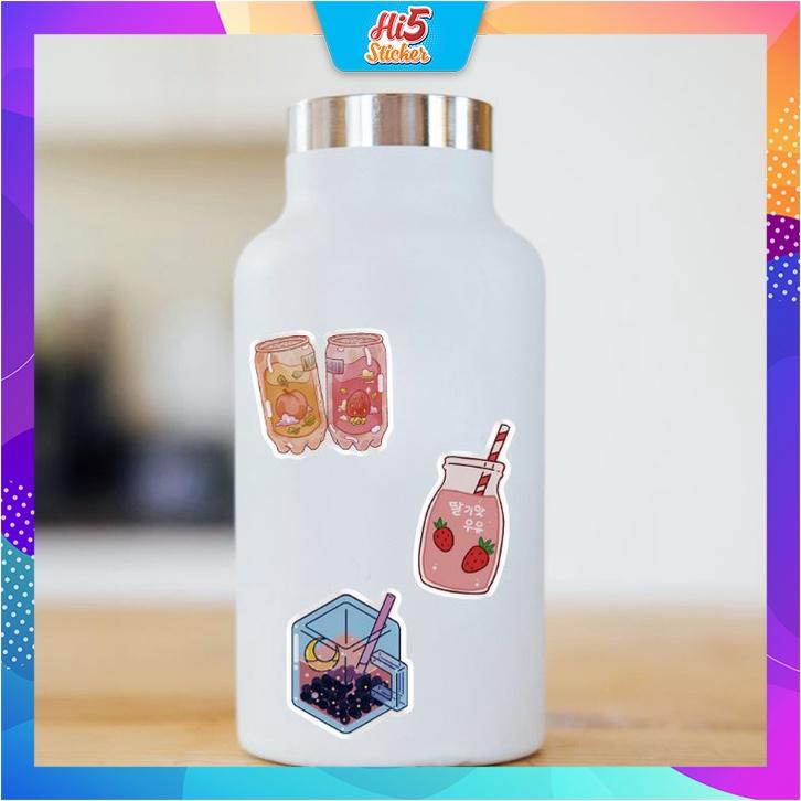 Sticker Hình Dán Trang Trí Các Thức Uống Sành Điệu ms#223