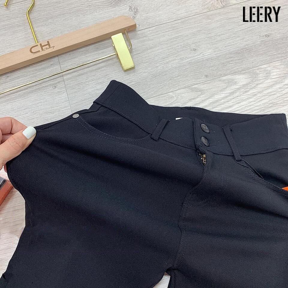 Quần skinny LEERY quần jean lưng cao nâng mông cao cấp chất jean mềm co giãn tốt dáng dài JEA-01