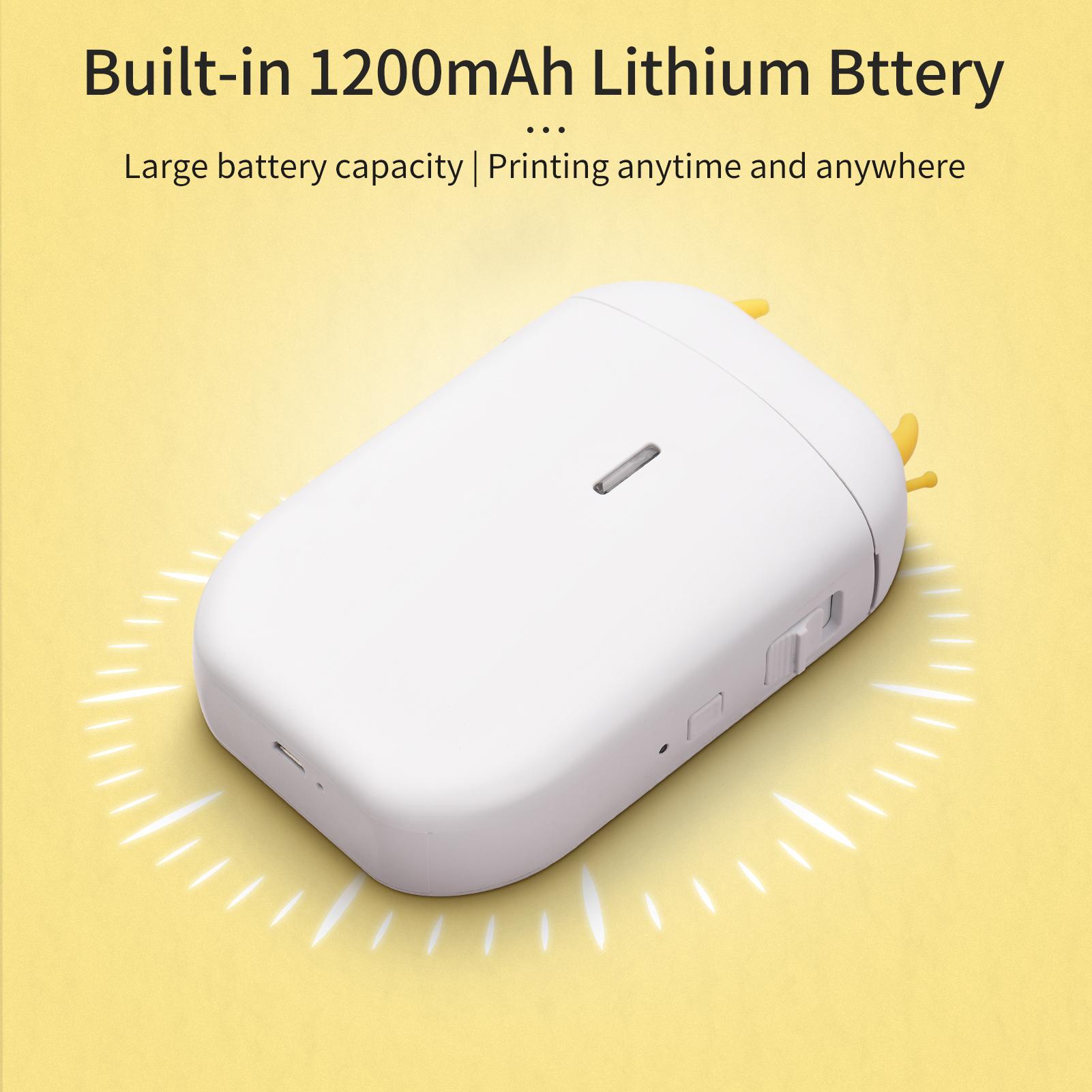 15P1 Label Maker Machine Mini Pocket Thermal Label Printer DIY Date Journal Study Sticker Labeling Machine