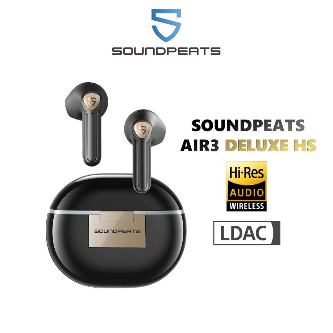 Tai Nghe True Wireless SoundPEATS Air3 Deluxe HS Bluetooth 5.2 - Hàng Chính Hãng