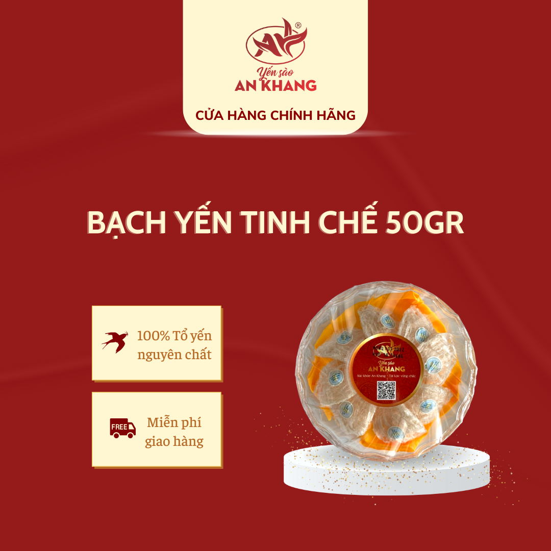 Bạch Nguyên Yến - Tinh chế 50g