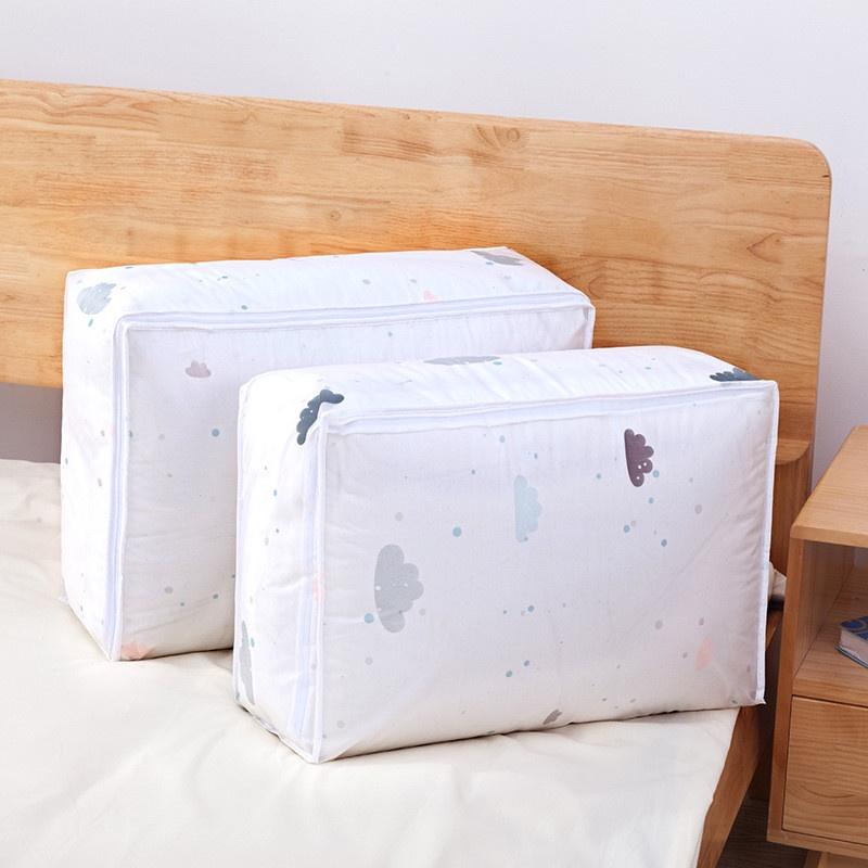 Túi Đựng Chăn Mền/Quần Áo Trong Suốt Có Thể Gấp Gọn Tiện Dụng Mang Theo Du Lịch