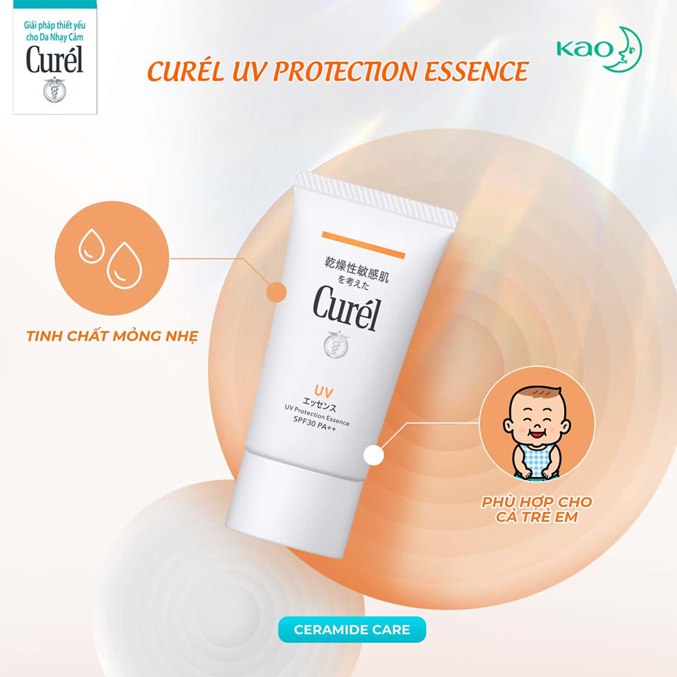 UV Tinh Chất Chống Nắng Curel UV Protection Essence SPF 30 PA+++ (50g)