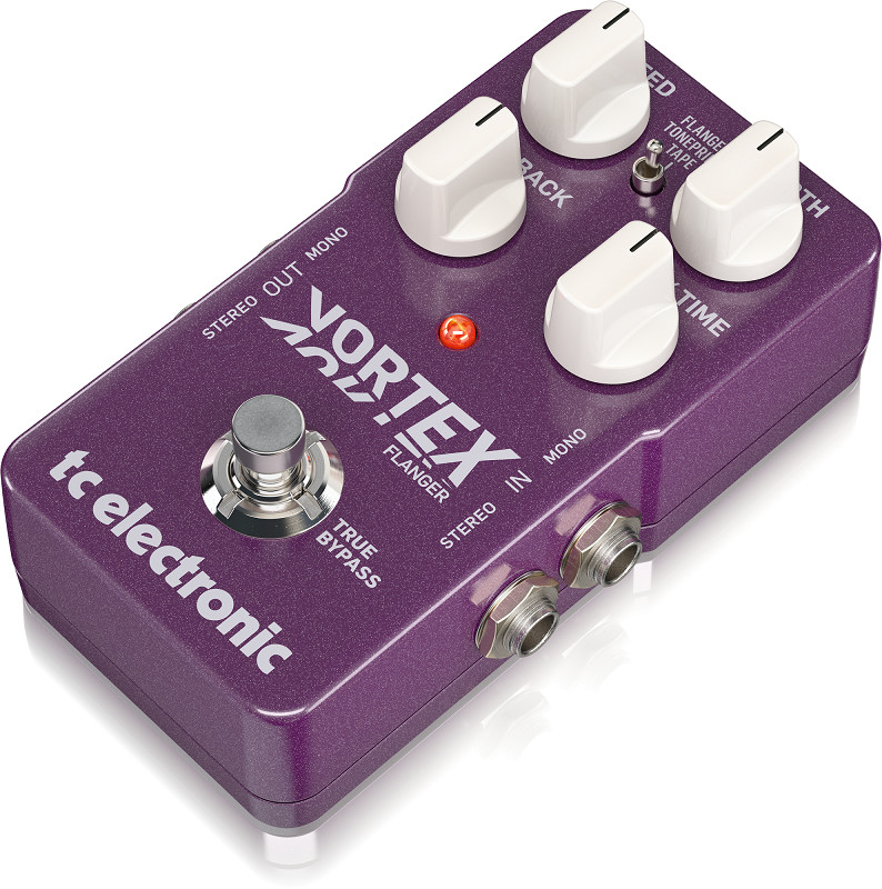 Stompboxes Ghita TC ELECTRONIC VORTEX FLANGER - thiết bị xử lý âm thanh Guitar-Hàng Chính Hãng