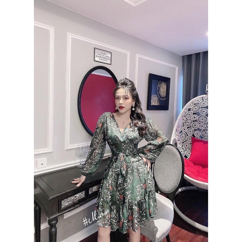 Đầm hoa tơ