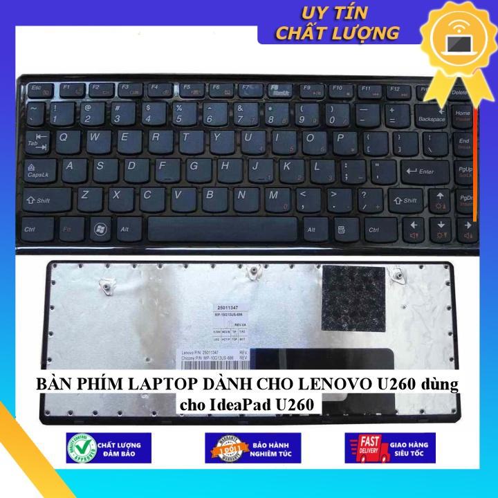 BÀN PHÍM LAPTOP dùng cho LENOVO U260 dùng cho IdeaPad U260 - Hàng chính hãng  MIKEY1807