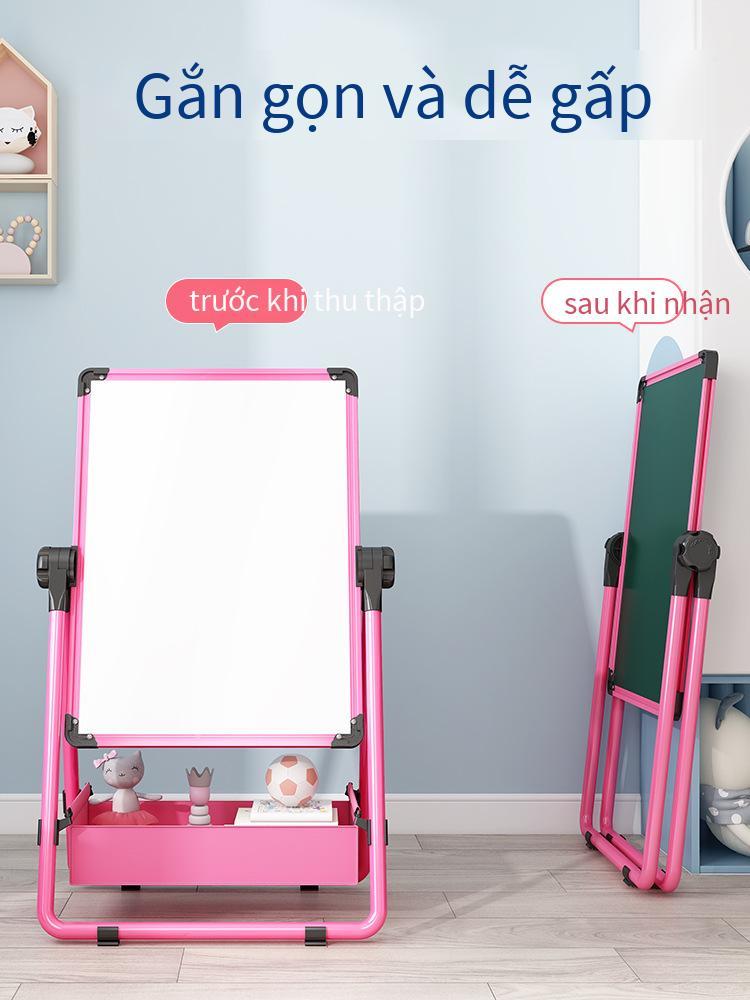 Đảm bảo chất lượng trẻ nhỏ bảng vẽ từ tính không bụi nhà nhỏ khung bảng đen viết bảng trắng bé có thể lau graffiti giá vẽ