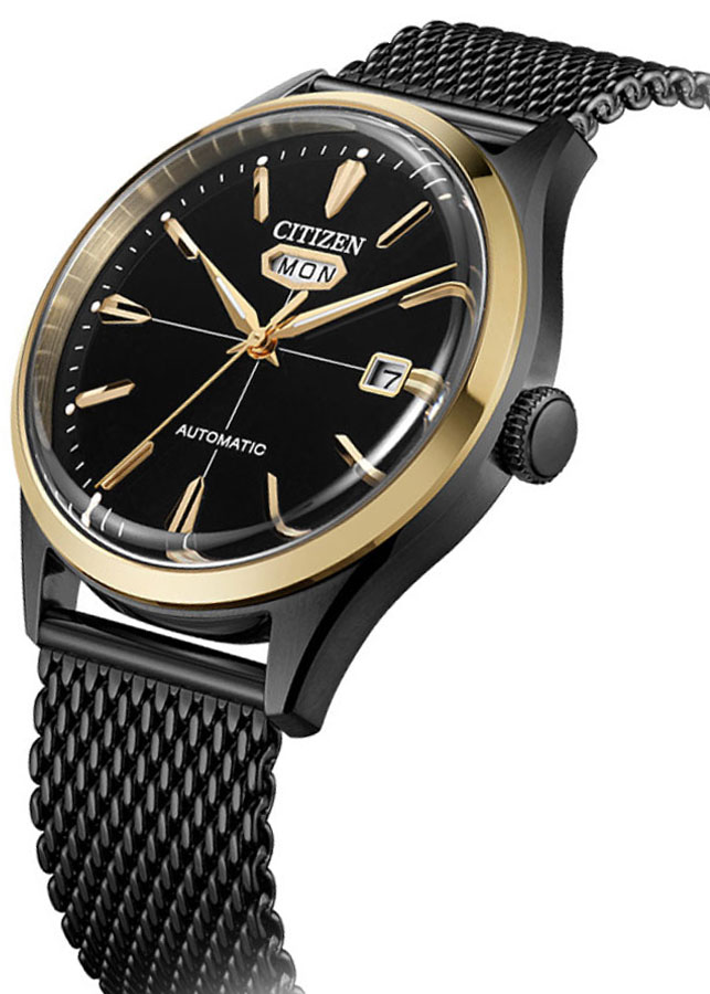 Đồng Hồ Citizen C7 Dây Thép Không Gỉ NH8396-82E - Mặt Đen