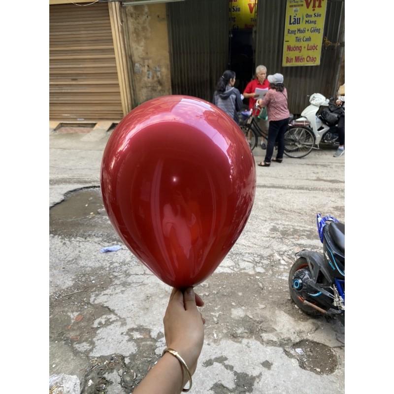 Set 10 quả siêu nhũ màu đỏ trang trí sinh nhật, phòng cưới
