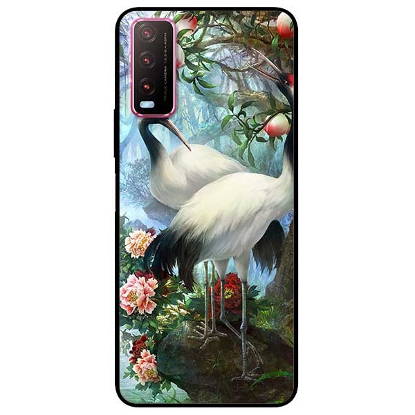Ốp lưng dành cho Vivo Y20 - Y20s - Y12s mẫu Cặp Đôi Hạc