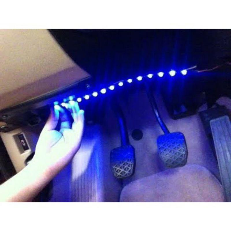 Đèn led sàn, led gầm ghế oto cảm biến đổi màu theo nhạc