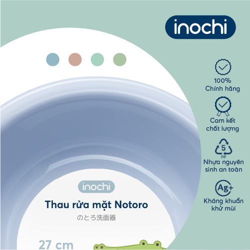 Thau rửa mặt Notoro 27 cm