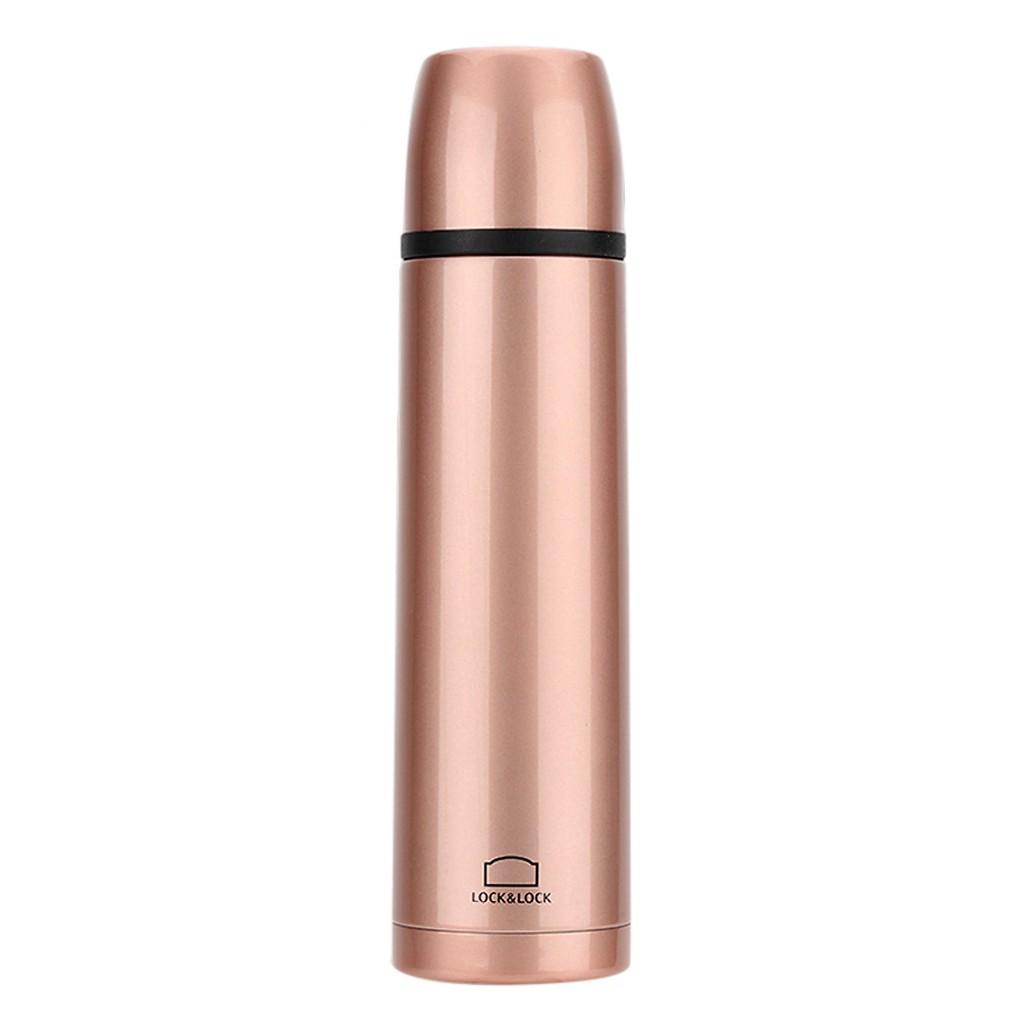 Bình giữ nhiệt Lock&Lock 500ml Vienna LHC1430 - Hàng chính hãng, miệng bình rộng, nắp dùng làm cốc nước uống - Hapos