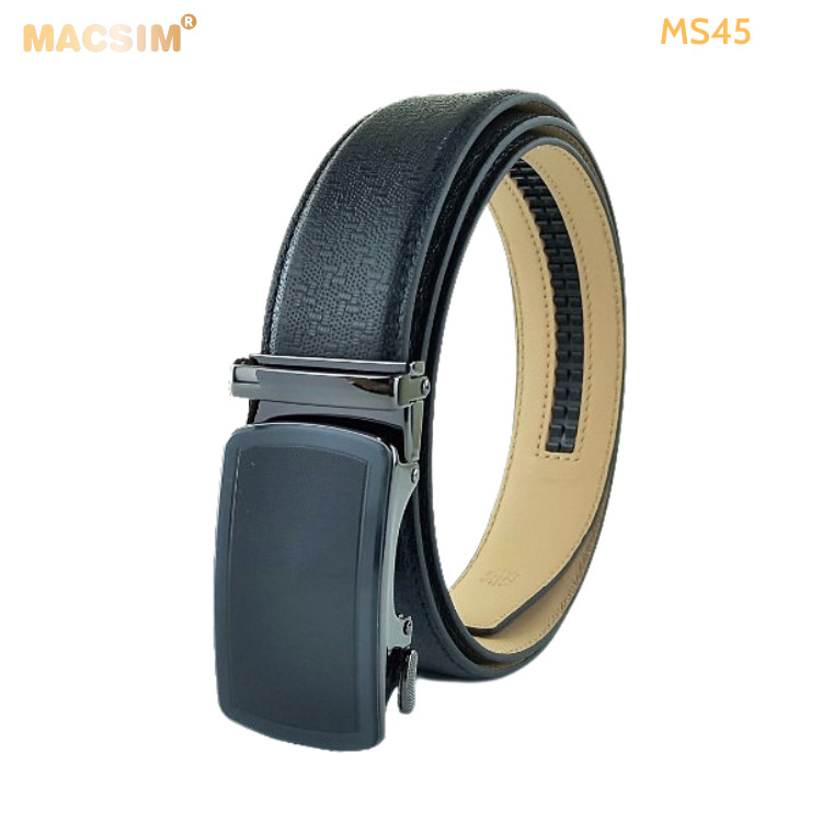 Thắt lưng nam da thật cao cấp nhãn hiệu Macsim MS45