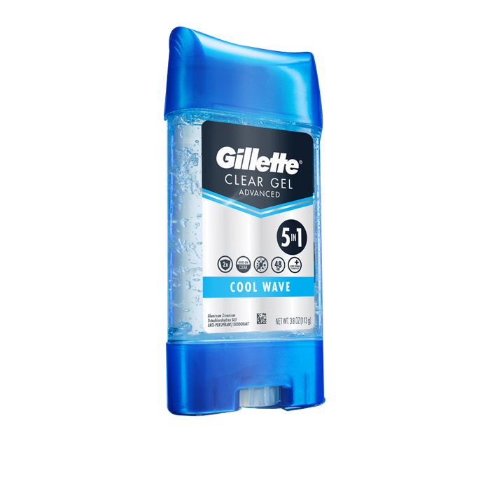 Lăn khử mùi Gillette Advanced Clear Gel Antiperspirant Cool Wave 107g