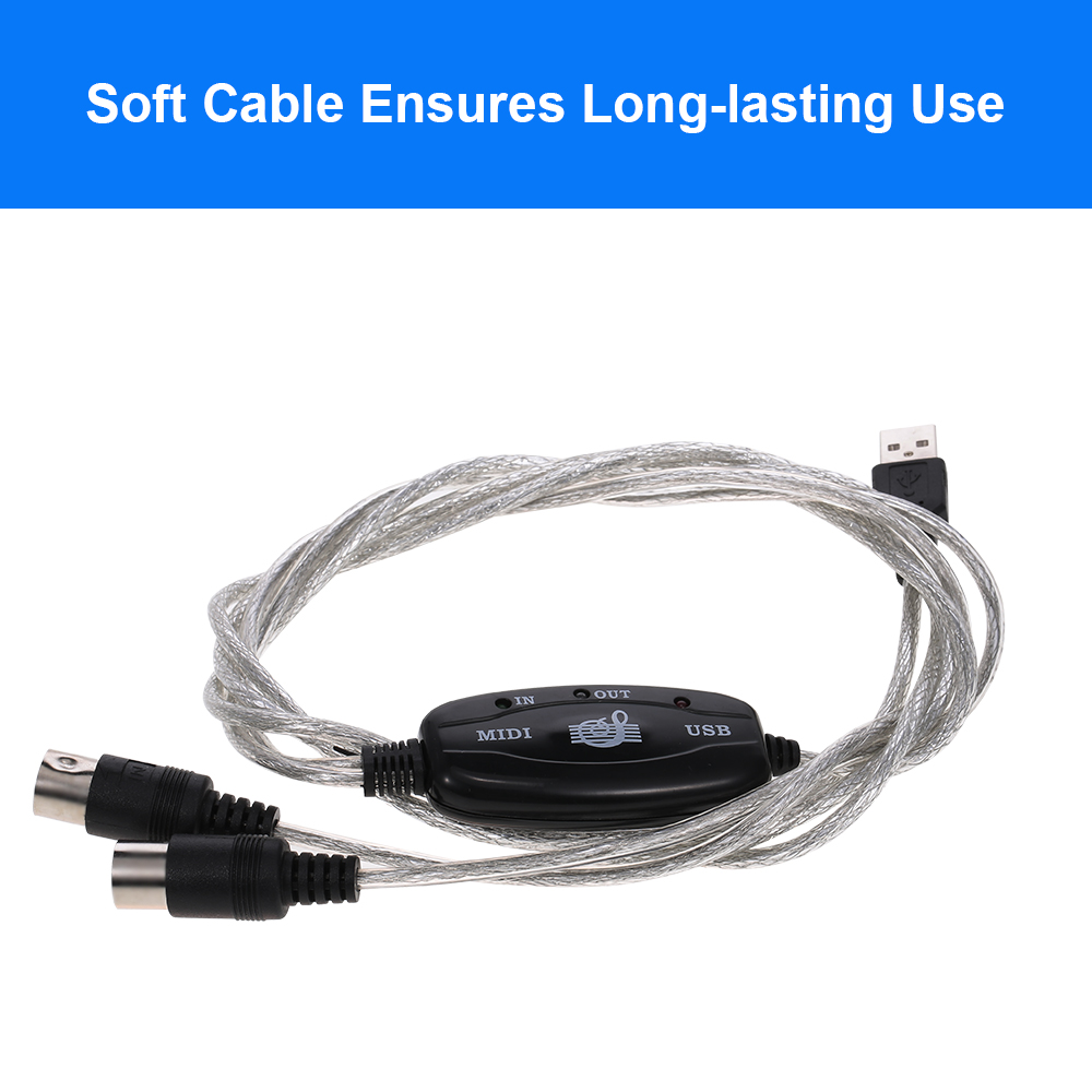Cáp USB MIDI 5pin Không Có Trình Điều Khiển Cho Windows Xp Và Windows 7