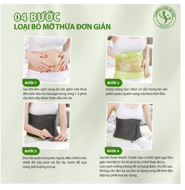 COMBO  Ủ Nóng Tan Mỡ SLIMMING BODY 2 hỗ trợ Tan mỡ Bụng , Đùi Hiệu Quả - Bản cải tiến 2021 loại chế độ hẹn giờ  tắt mở tiện lợi