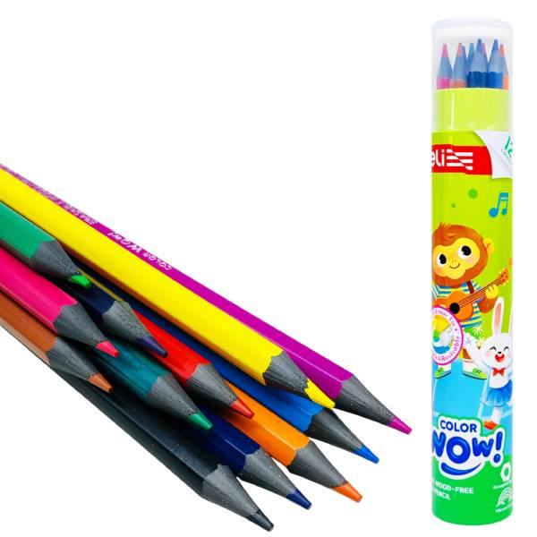 Ống 12 Bút Chì Màu Xóa Được - Deli C505-12