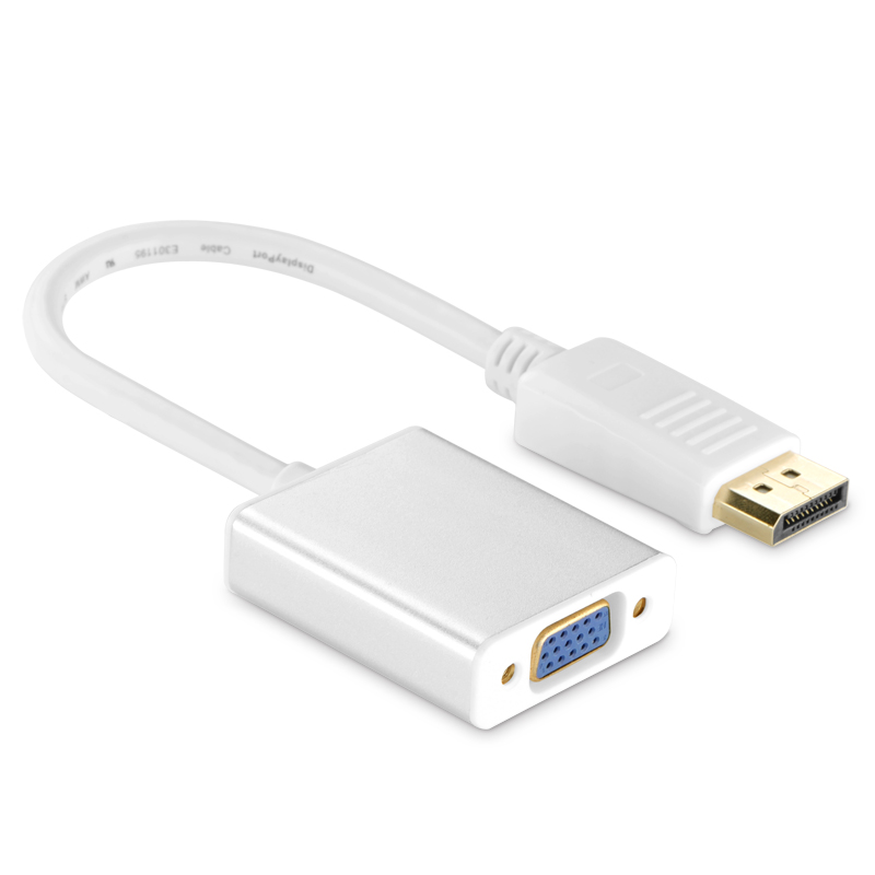 Cáp chuyển đổi Displayport đực sang VGA cái dài 15CM UGREEN 20406 - Hàng Chính Hãng